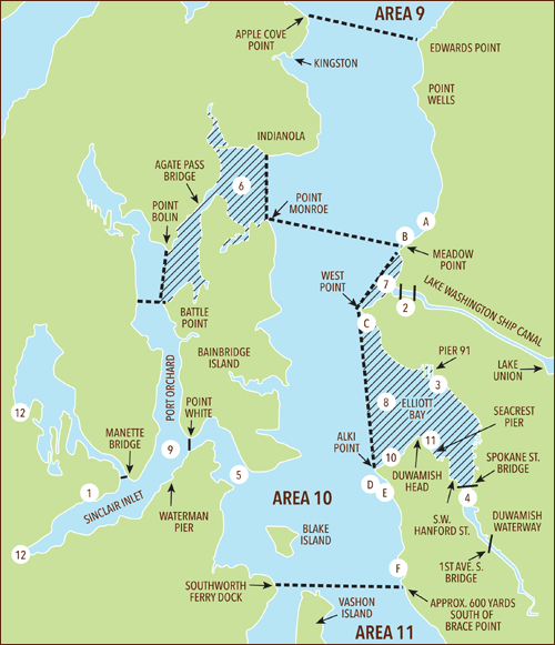 Wdfw Forage Fish Map Wdfw Rules