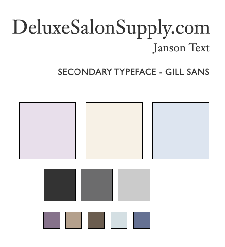 deluxe salon supply color palette