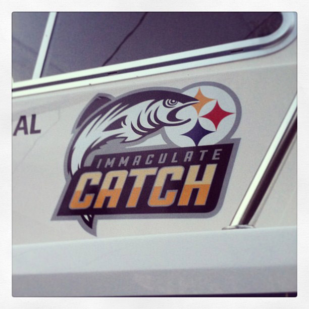 Immaculate Catch boat graphic