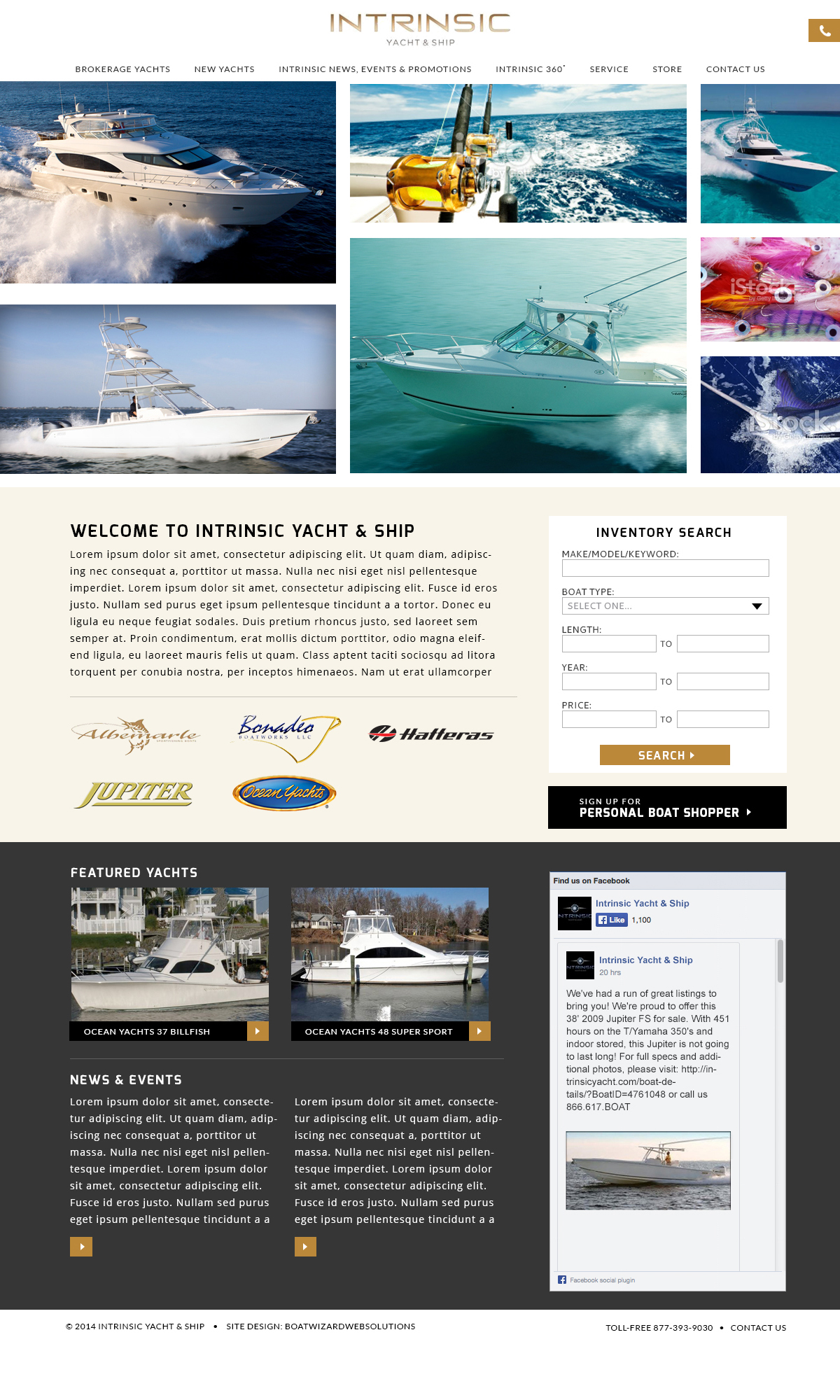 Intrinsic Yacht & Ship web site