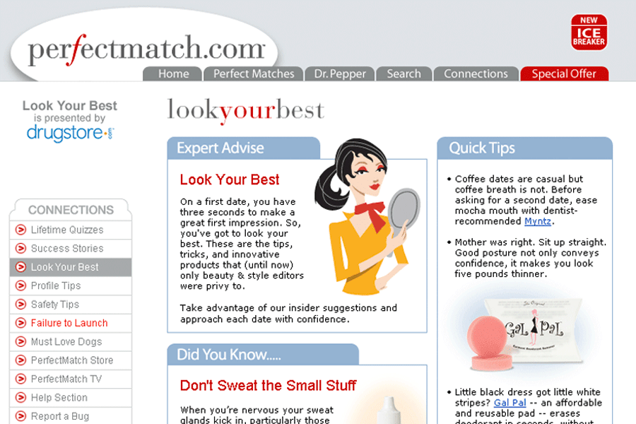 perfectmatch.com illustrations