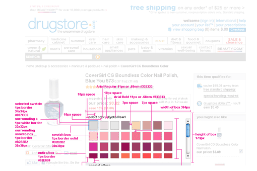 drugstore.com product details specifications