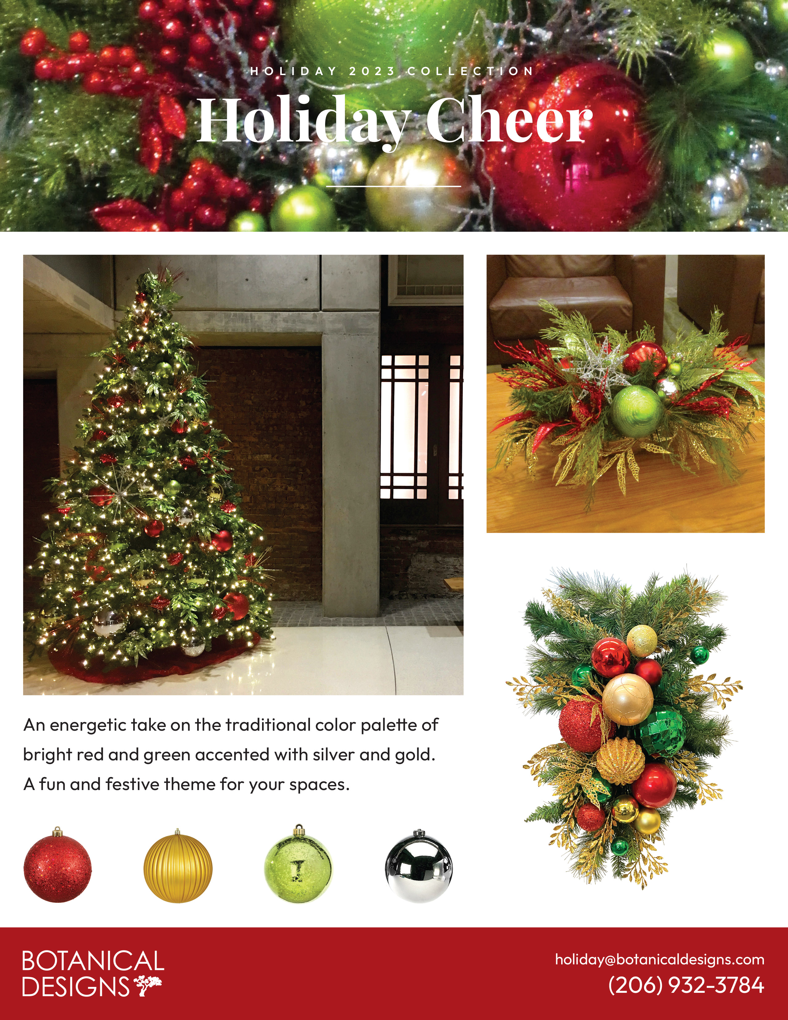 Holiday theme flyer